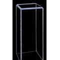 occasional table Acrylic Beveled Pedestal (12"x12"x28")